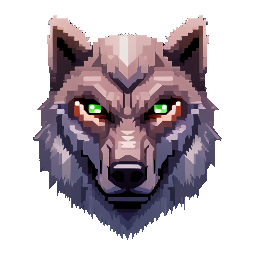 Mad Dog Industries wolf logo